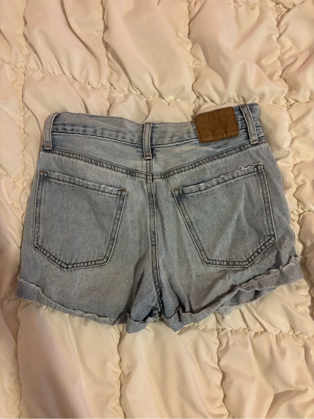 Aeropostale Light Wash Denim Shorts